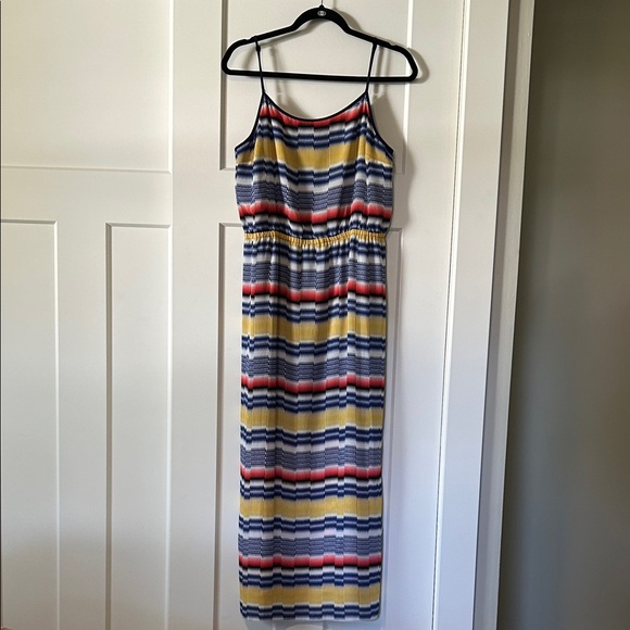 Vince Camuto Dresses & Skirts - Vince Camuto Blue and Yellow Striped Maxi Dress